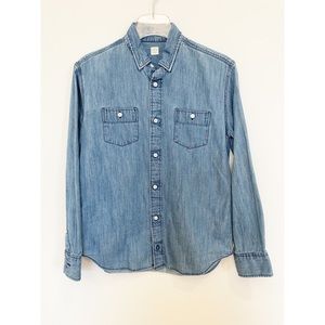 J. Crew Crewcuts Western Style Chambray Shirt